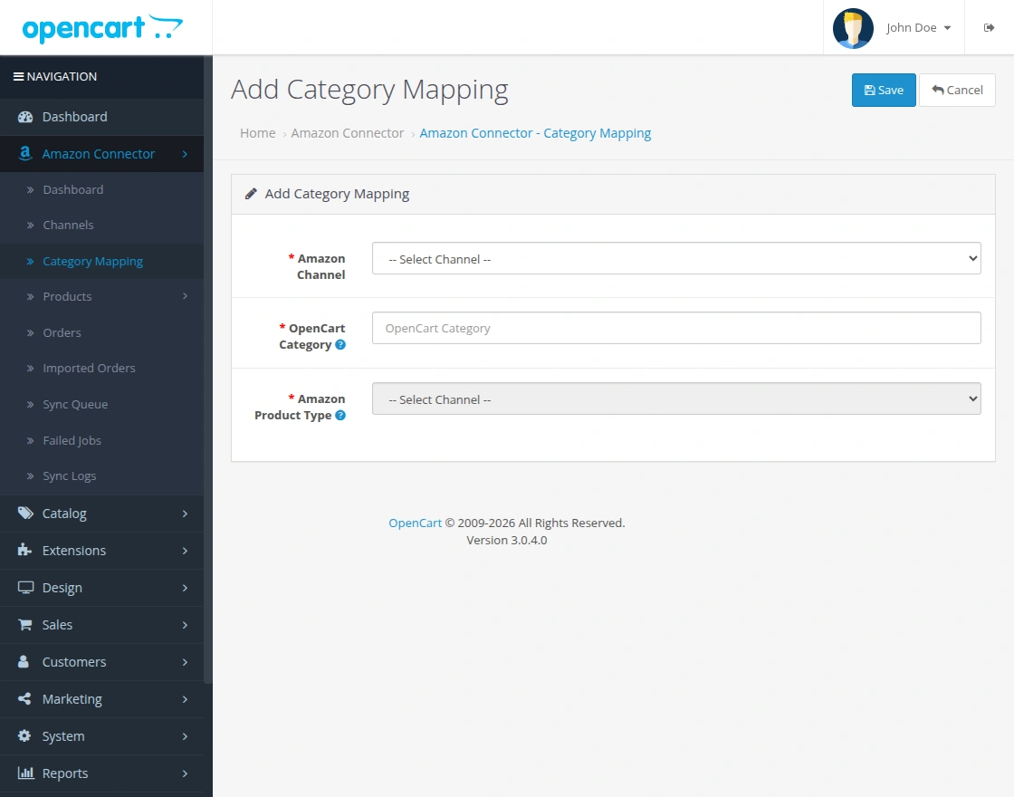 oc-amazon-connector-manage-category-mapping