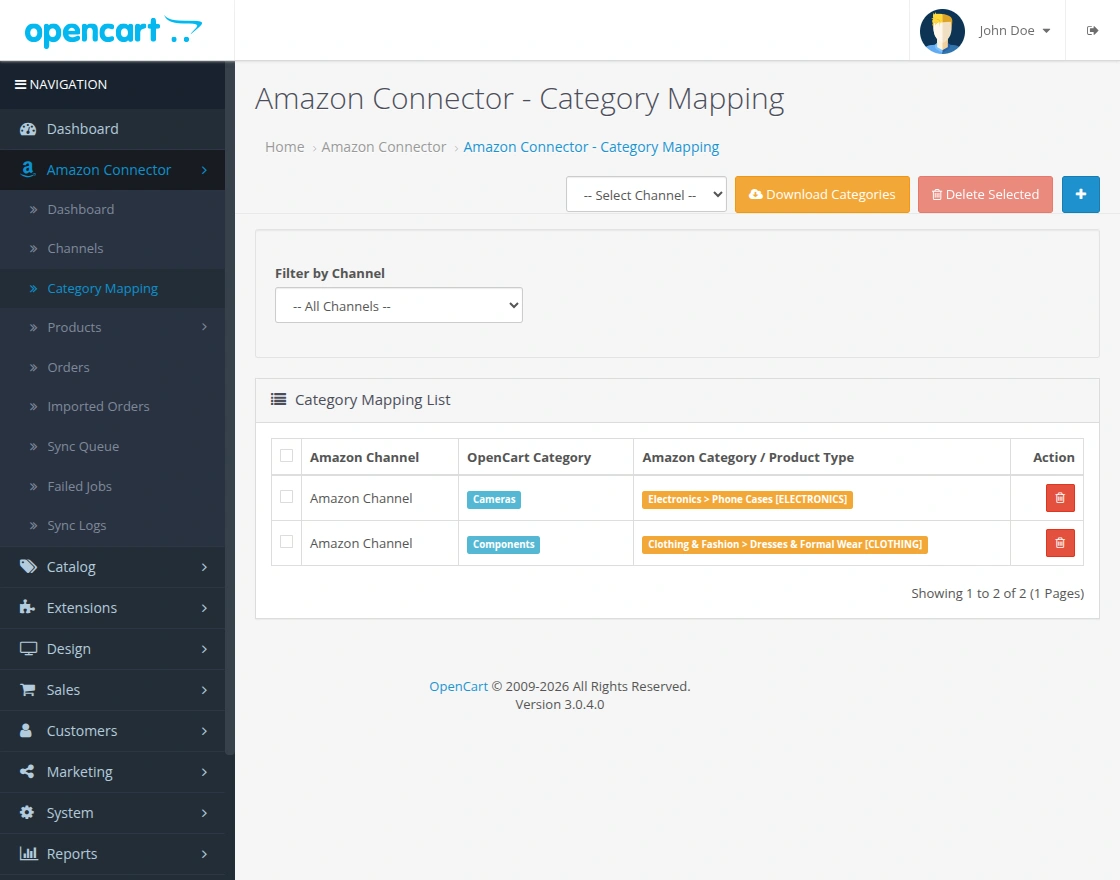 oc-amazon-connector-view-amazon-category-list