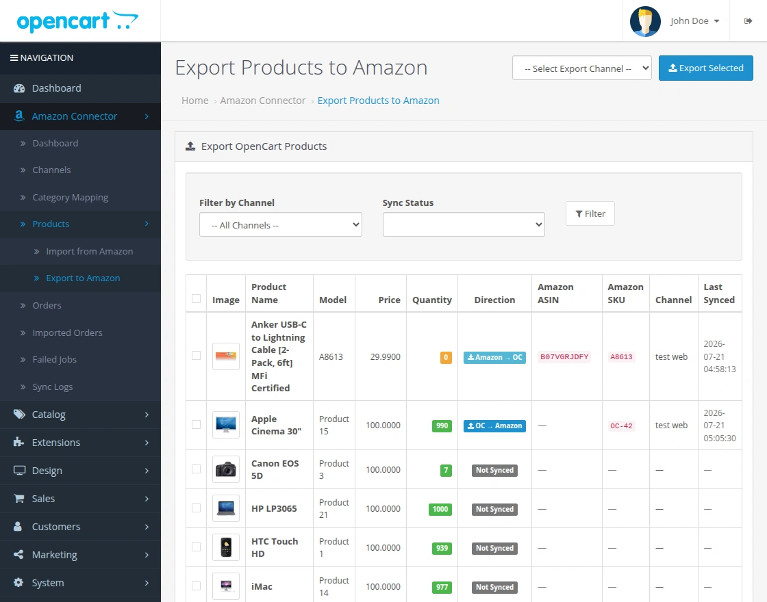 oc-amazon-connector-export-product-to-amazon