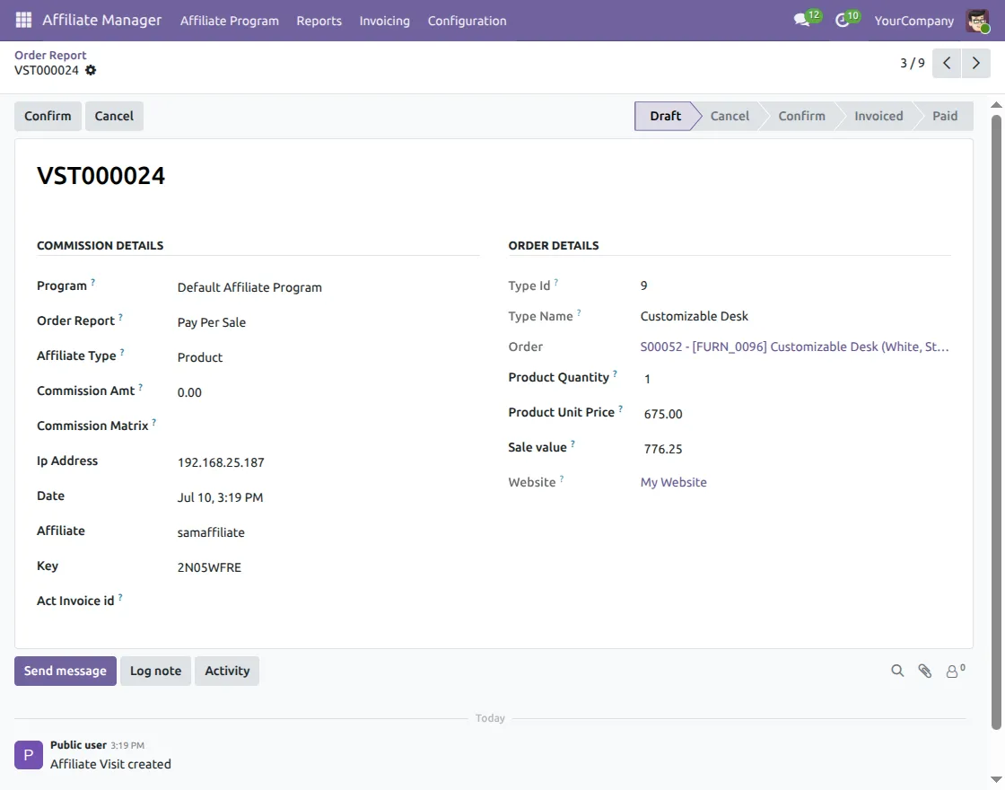 order-report-confirmation