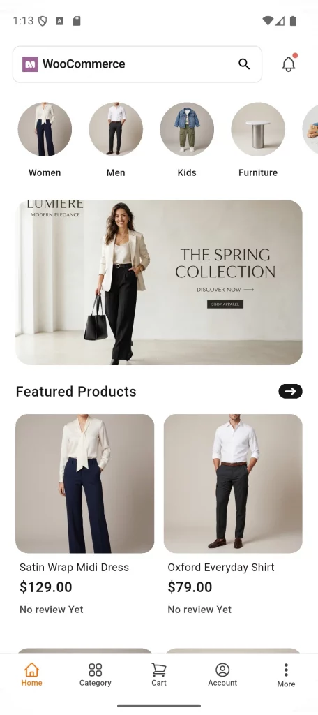 home page