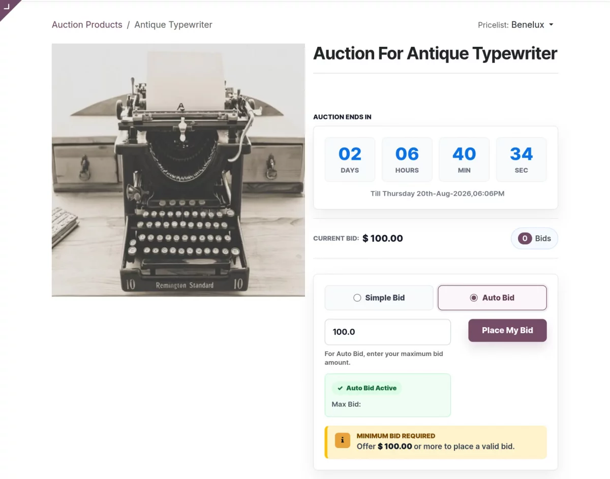 Live Auction
