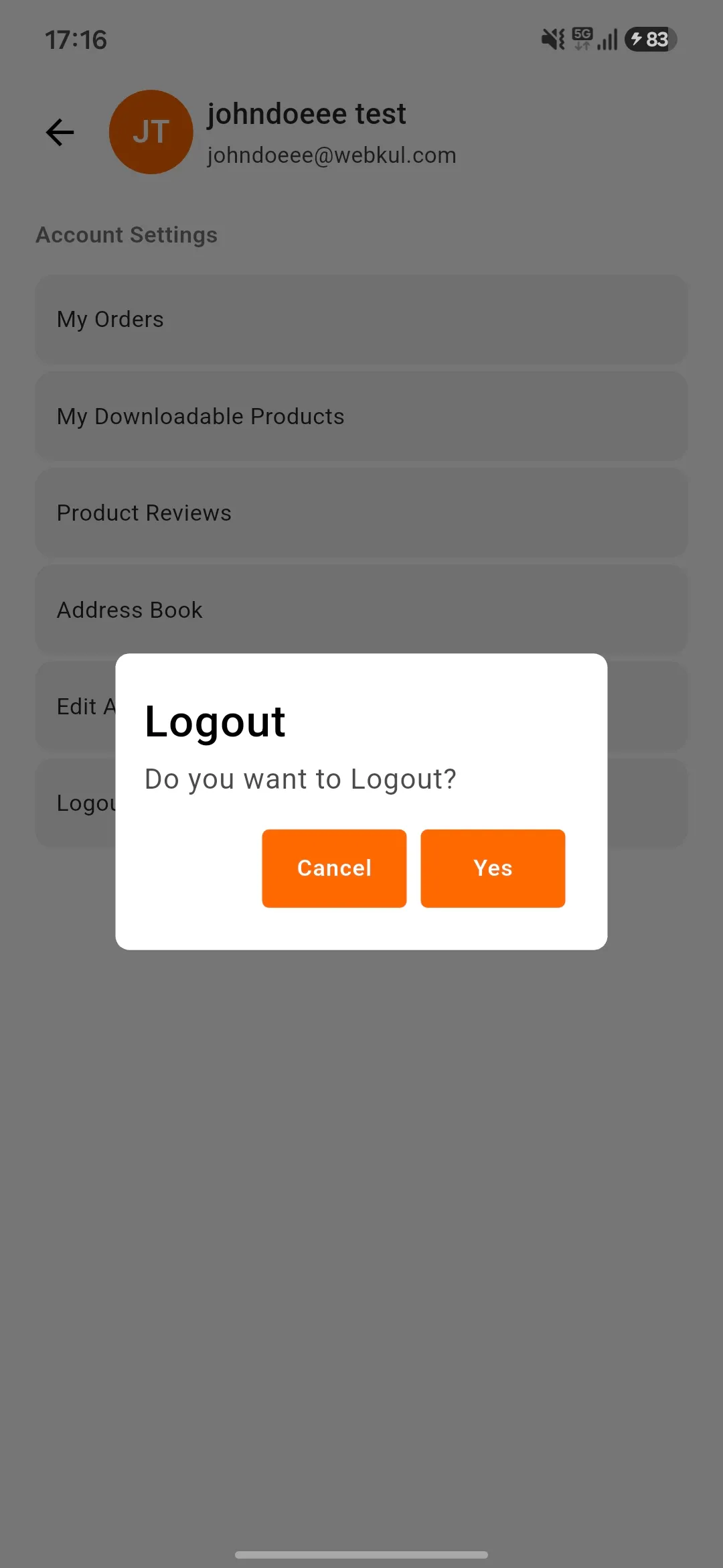 logout