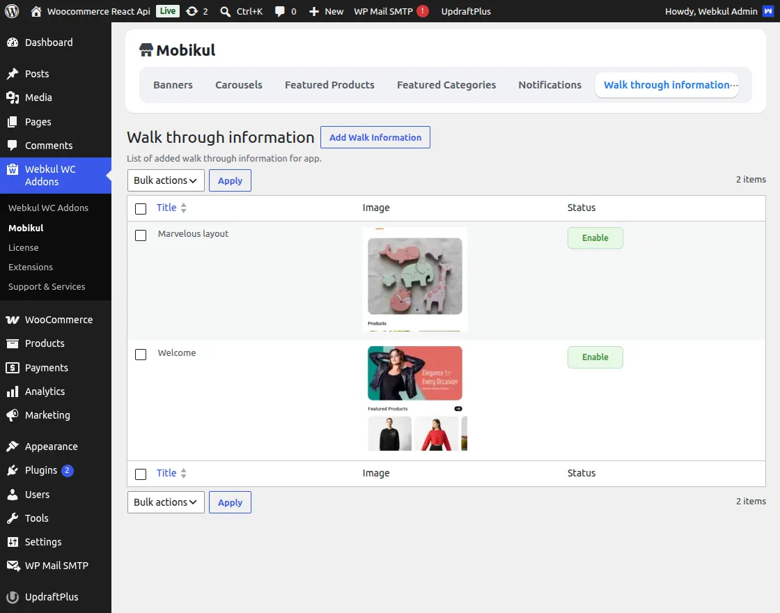 walk-through