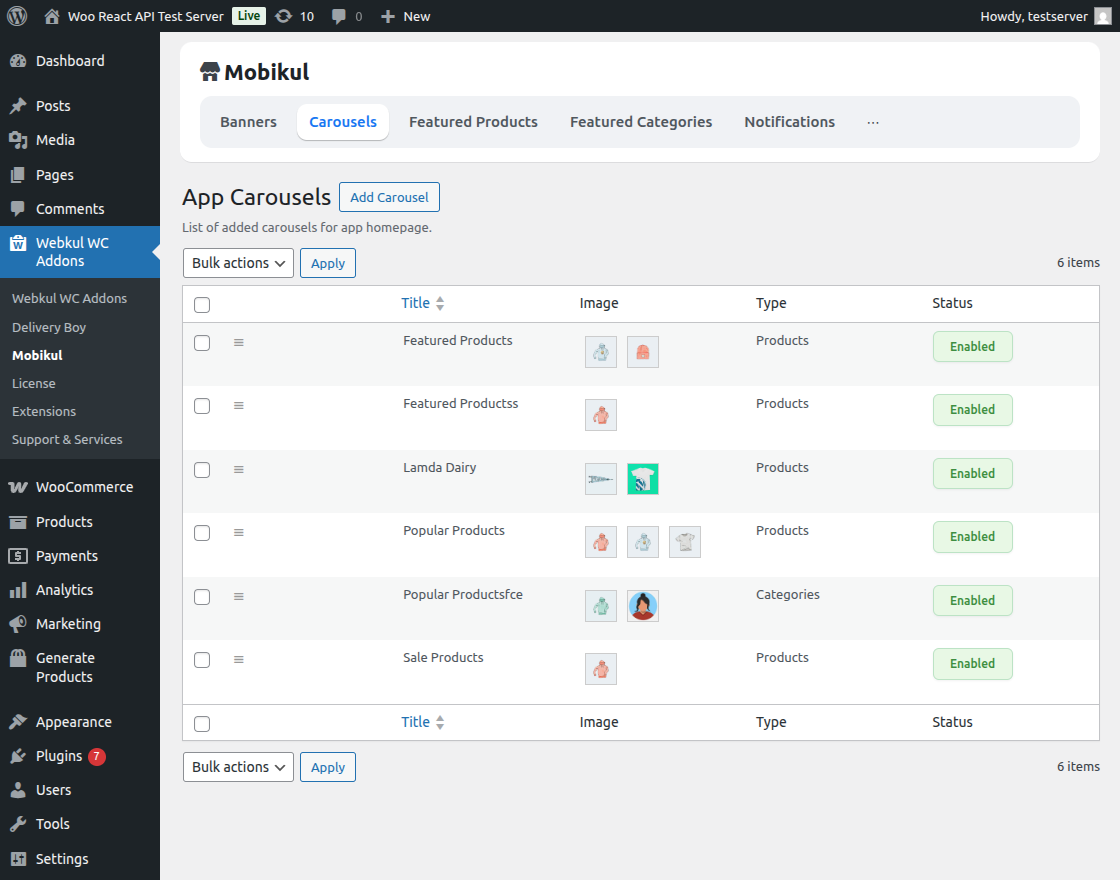 woocommerce-react-api-carousels