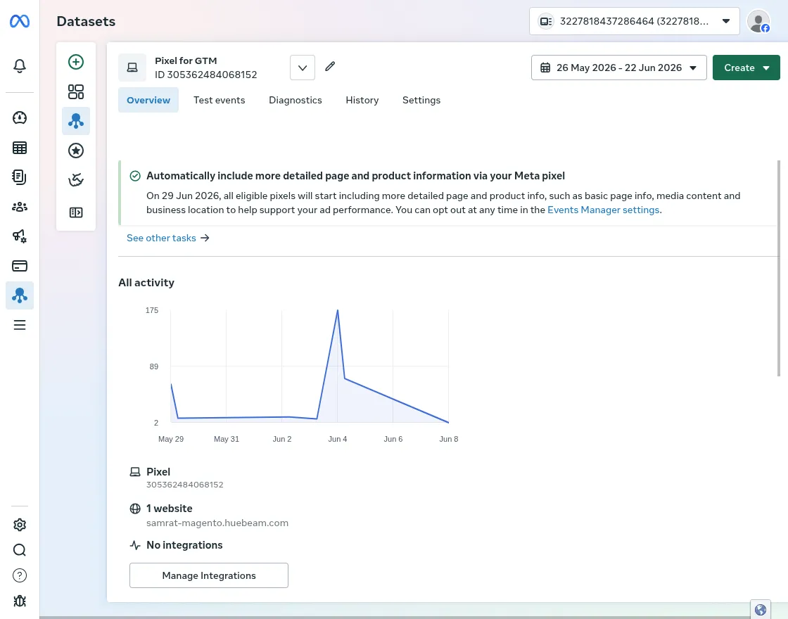 magento 2 gtm extension pixel overview