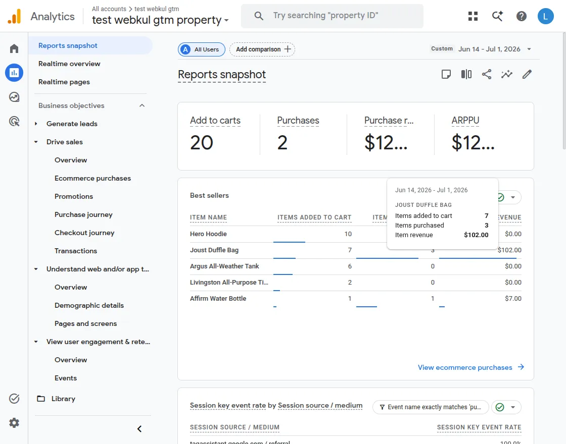 adobe commerec gtm extension ga4 overview