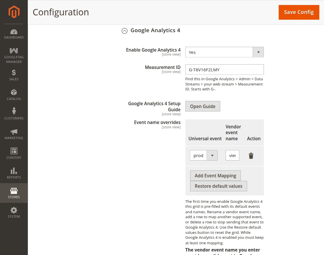 GA4 setup in gtm configuration