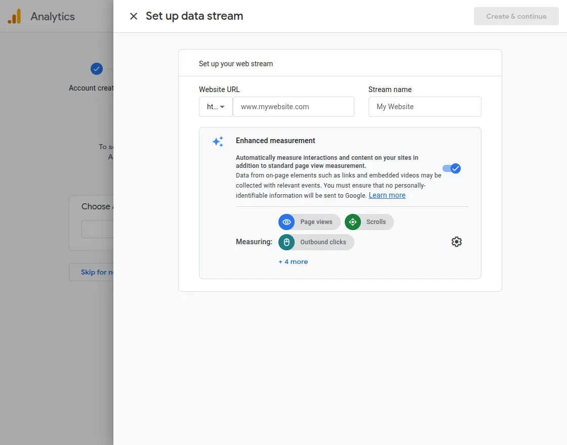 magento 2 gtm extension setup data stream