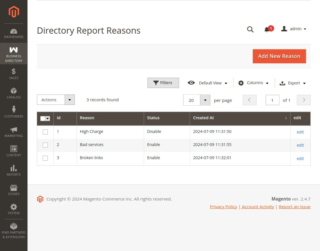 Business Directory reasons
