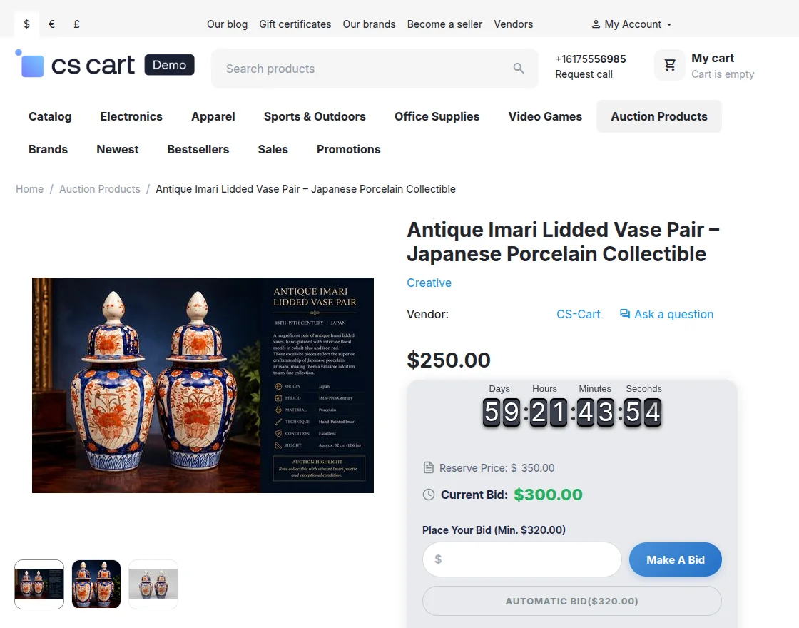 automatic bid