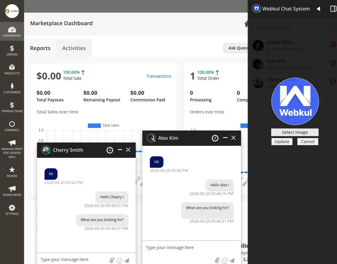 seller profile picture