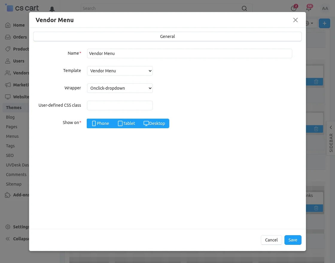 add layout block