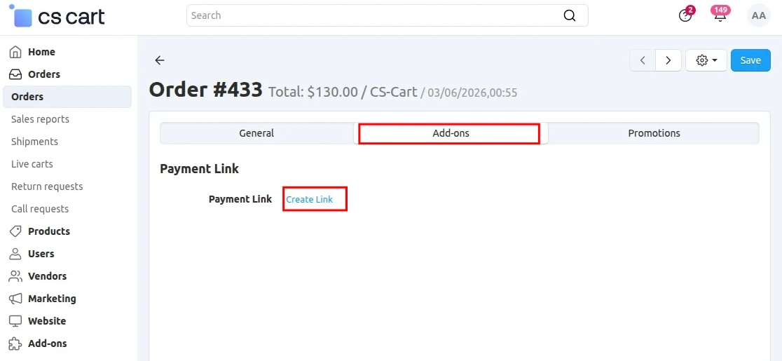 CS-Cart payment button
