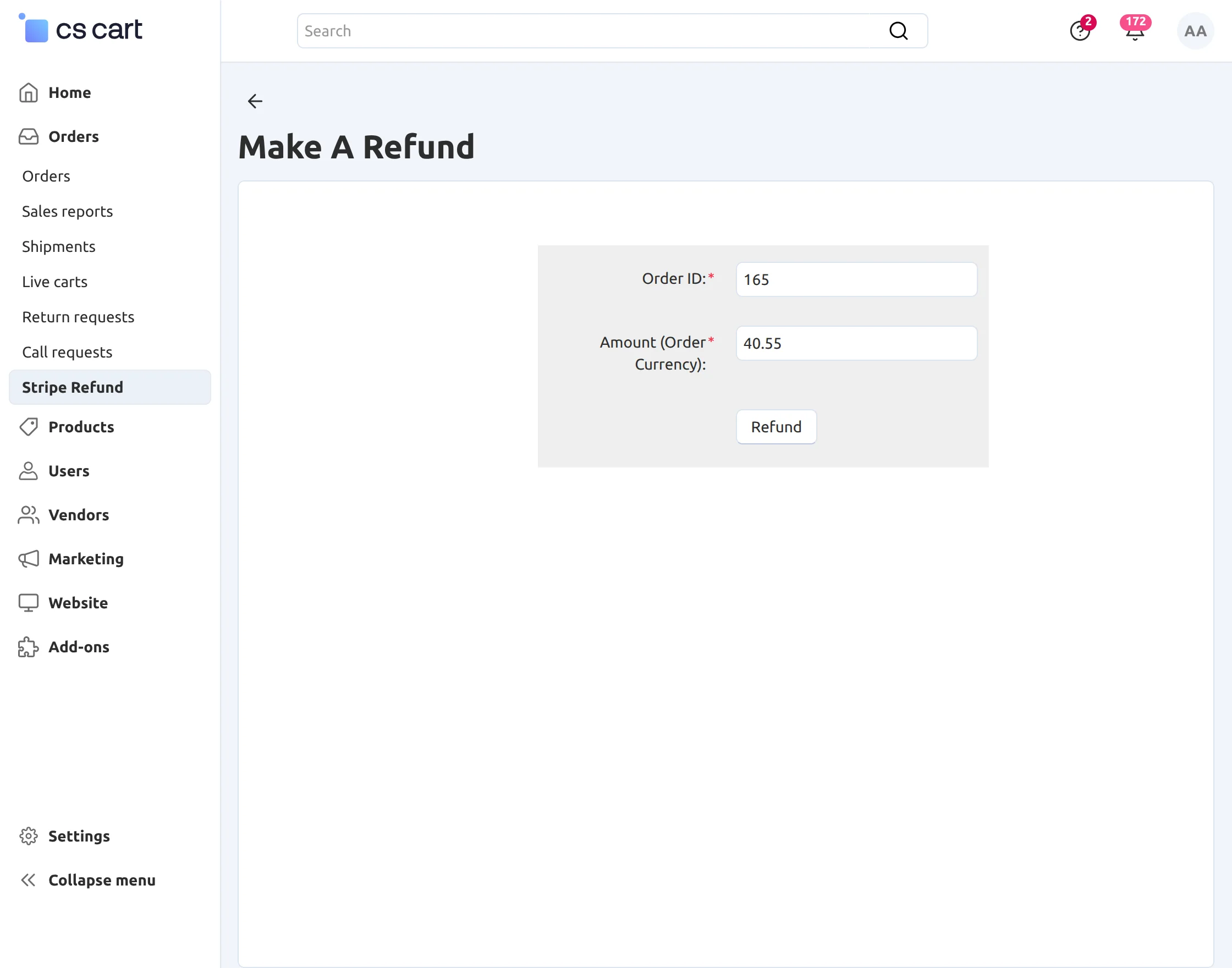 makerefund