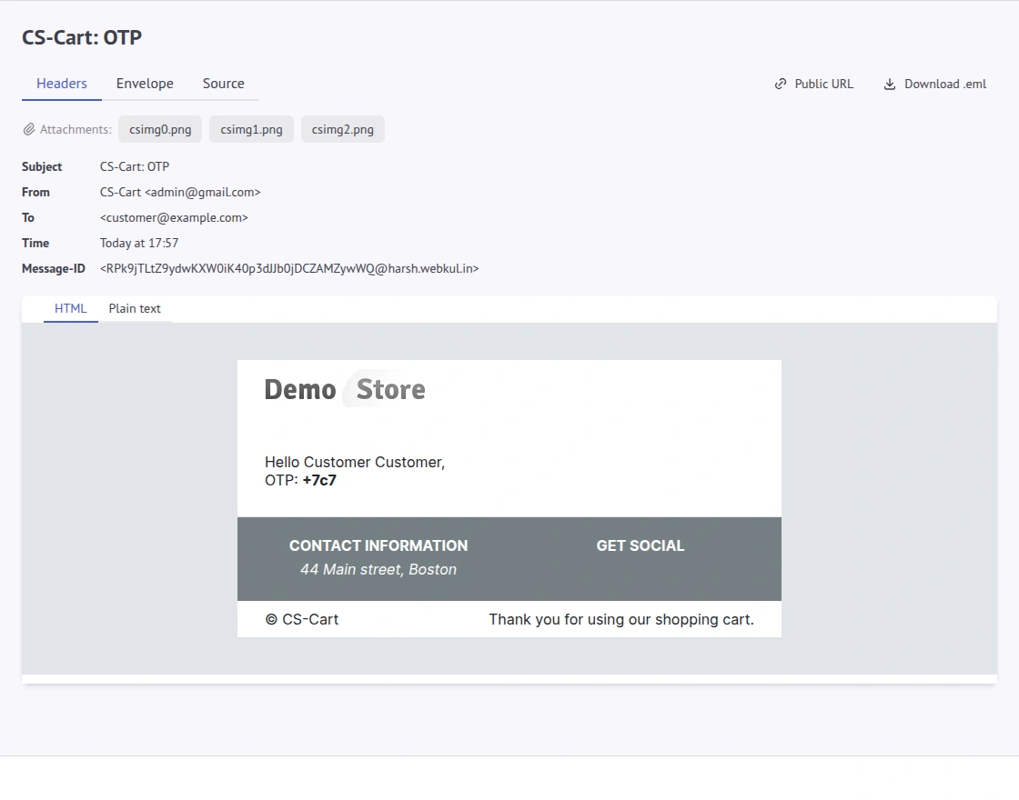cs-cart-otp-verification-mail