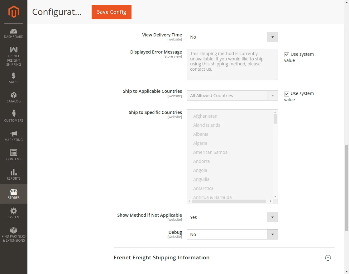 magento2-frenet-freight-configuration2