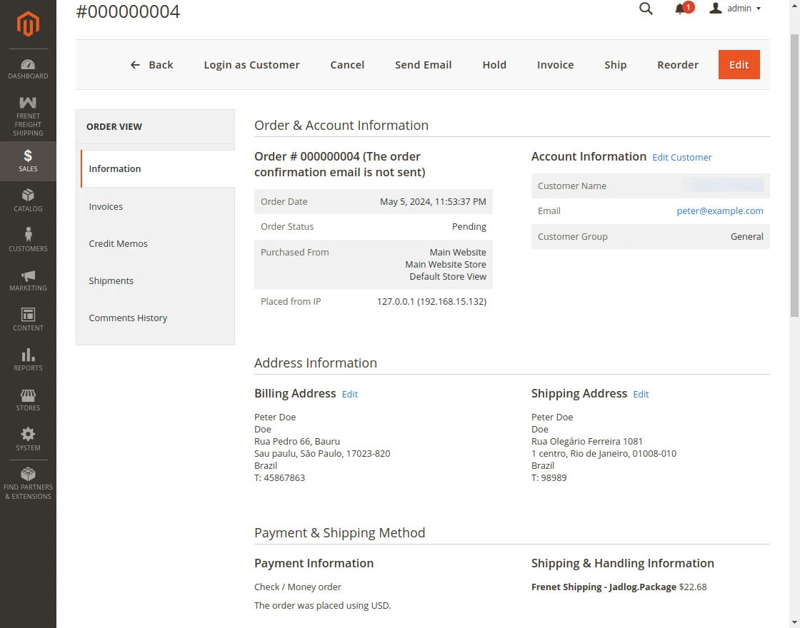 magento2-frenet-freight-order-information1