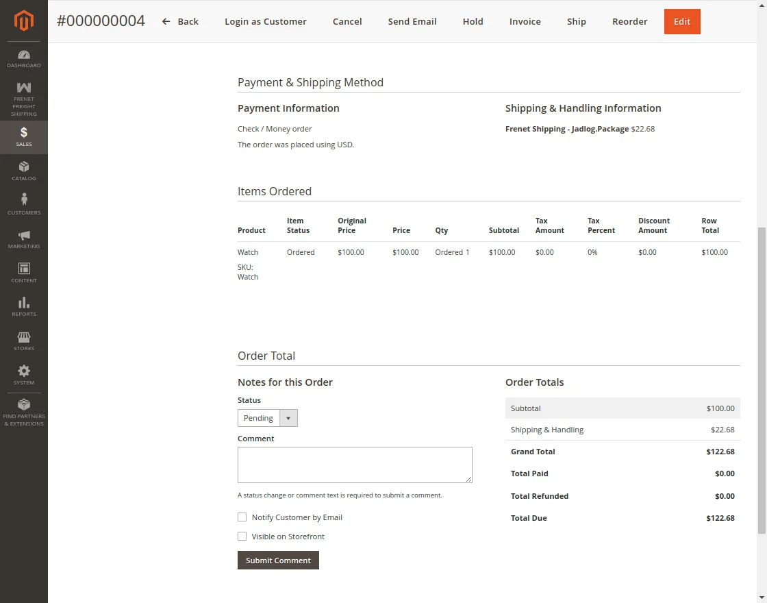 magento2-frenet-freight-order-information2