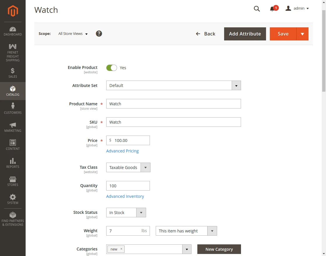 magento2-frenet-freight-product-page