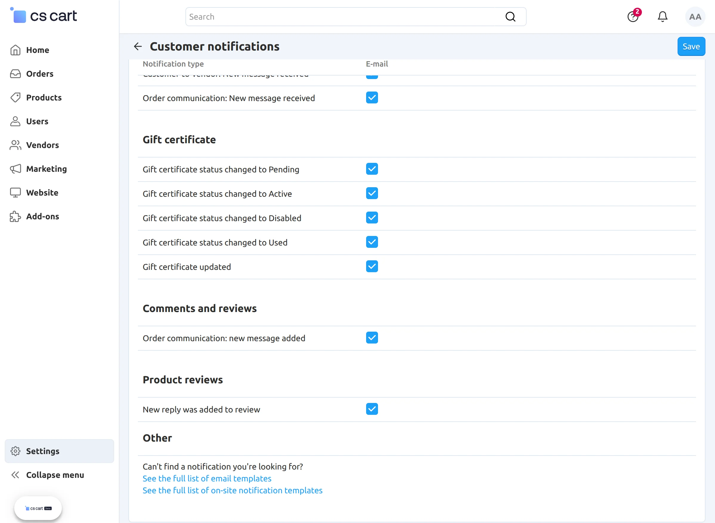 o-notification-page