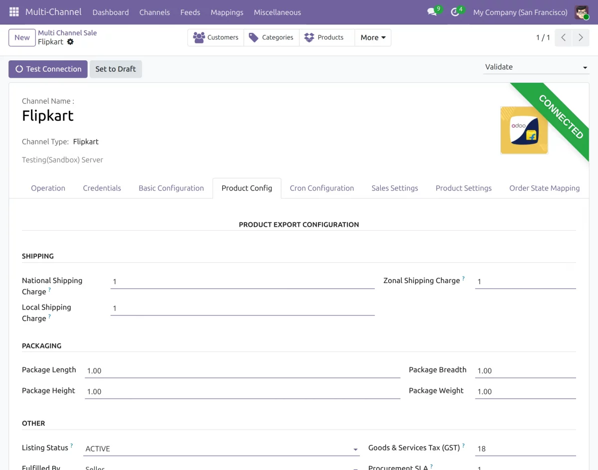 product config