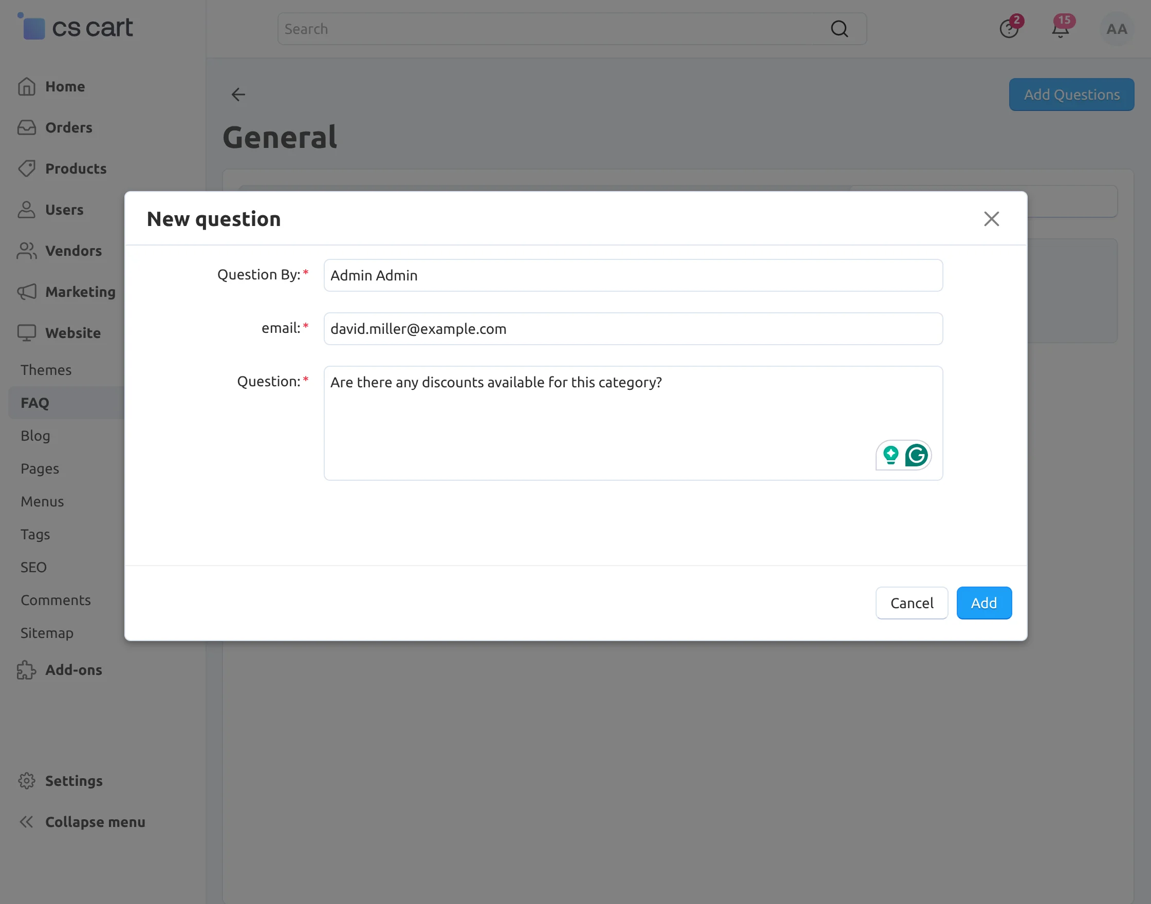 addgeneralfaq