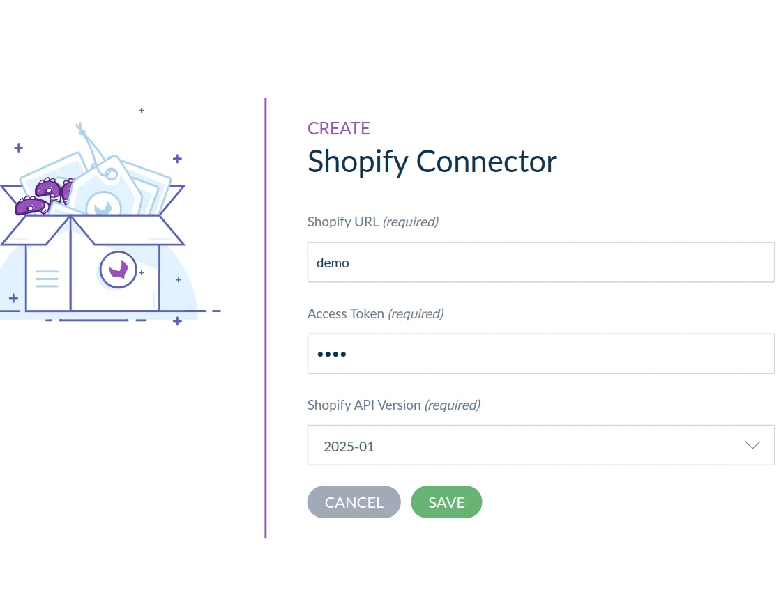 create-shopify-connector