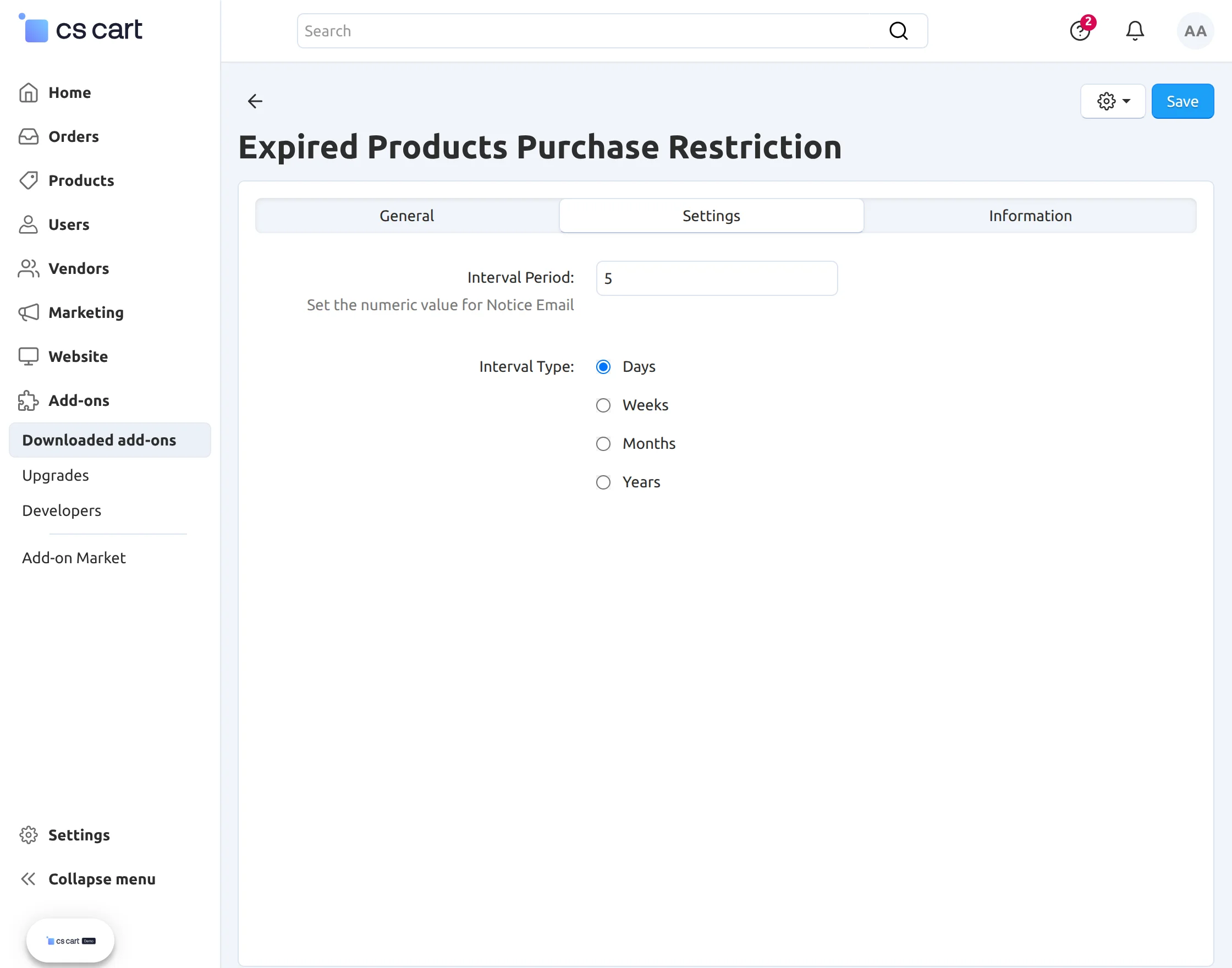e-addon-configuration-expired