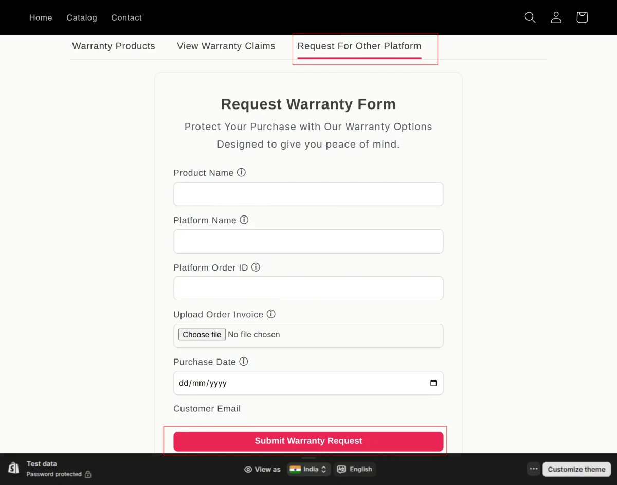 warranty-request