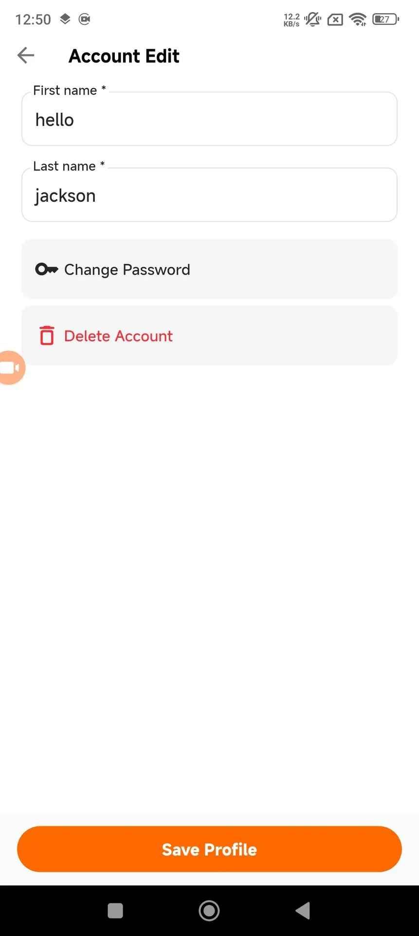 Account Info
