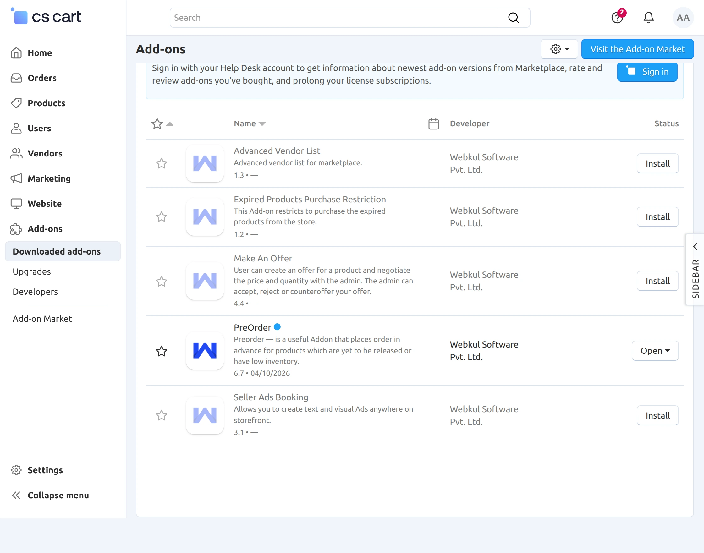 c-addon-after-installation