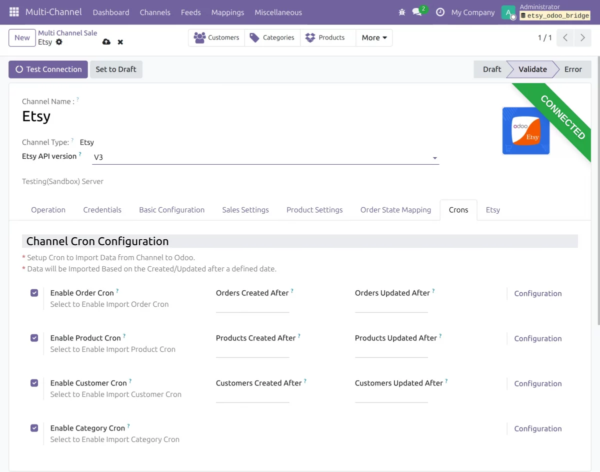 configuring cron jobs