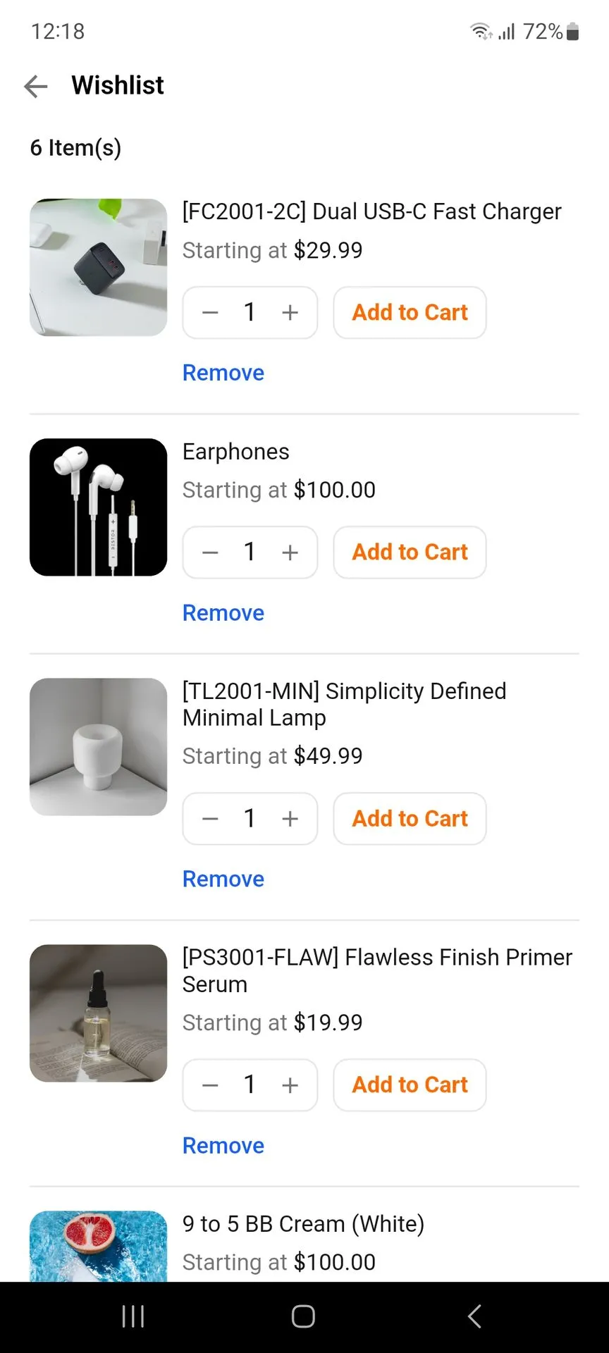 My Wishlist