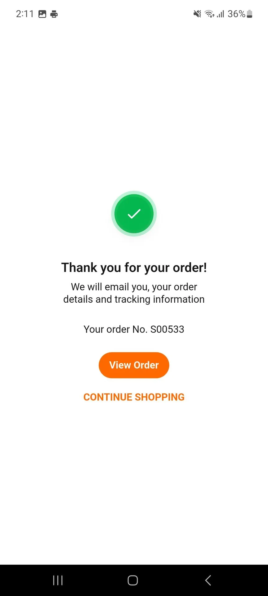 Order Confirmation