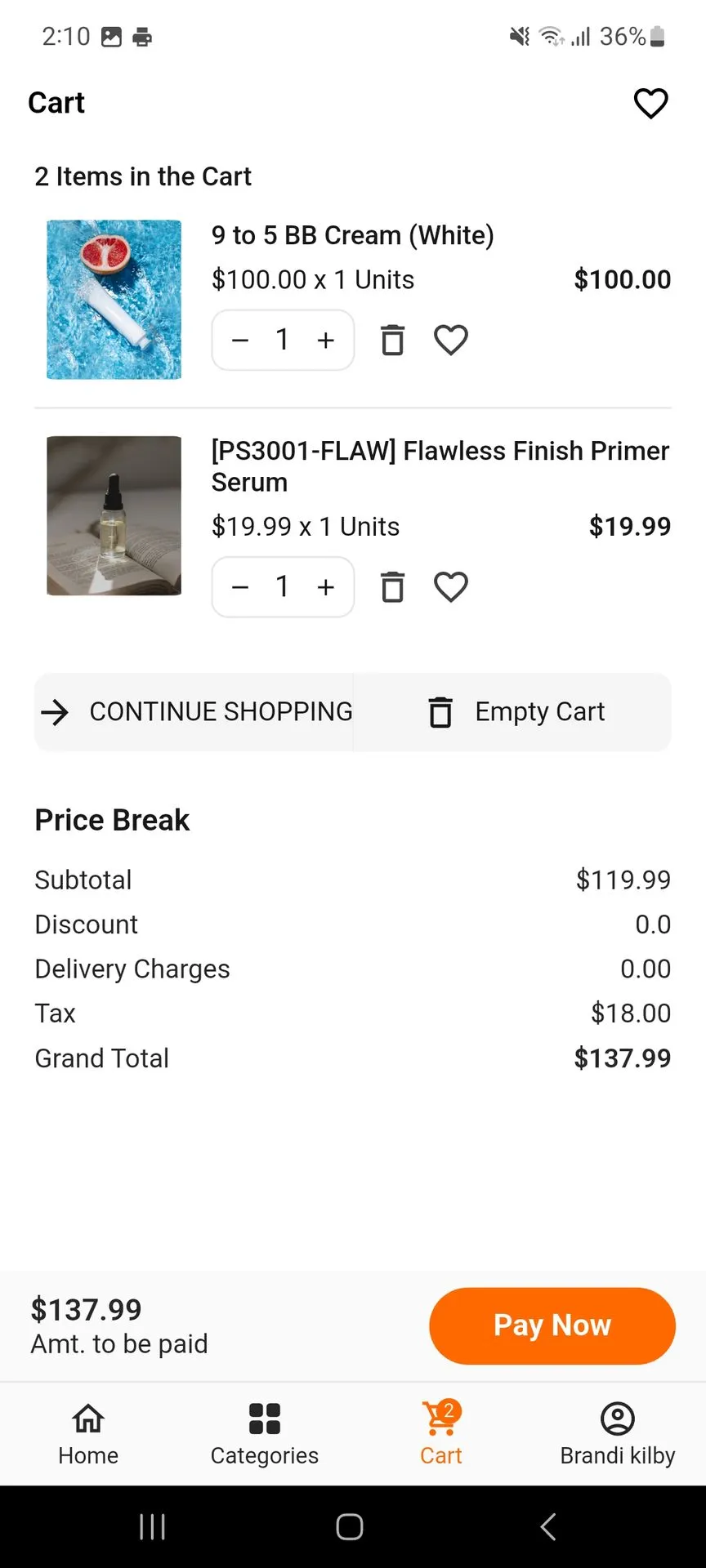 Shopping Cart
