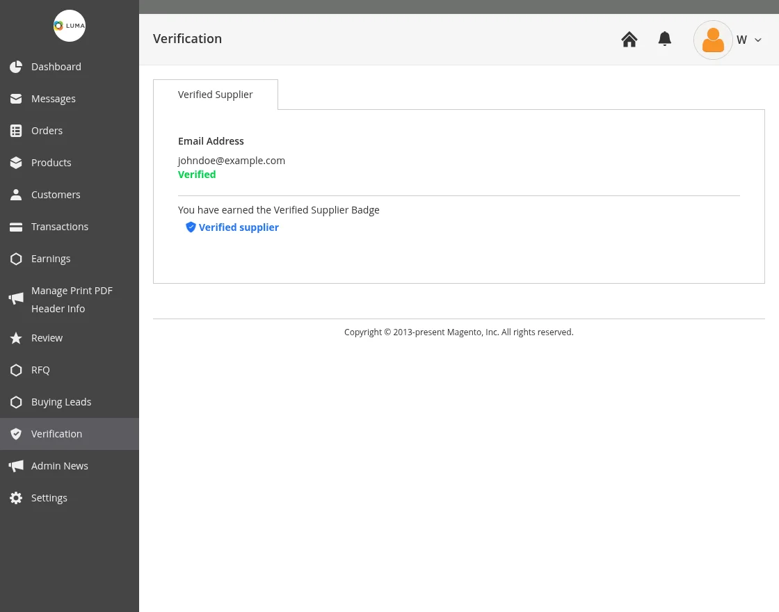 supplier verification