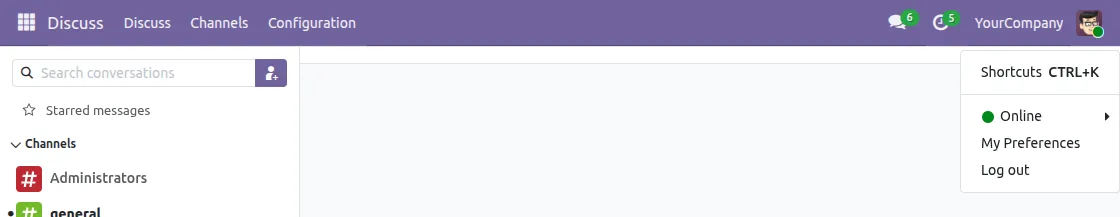 Remove My Odoo.com Account&rdquo; from the backend.