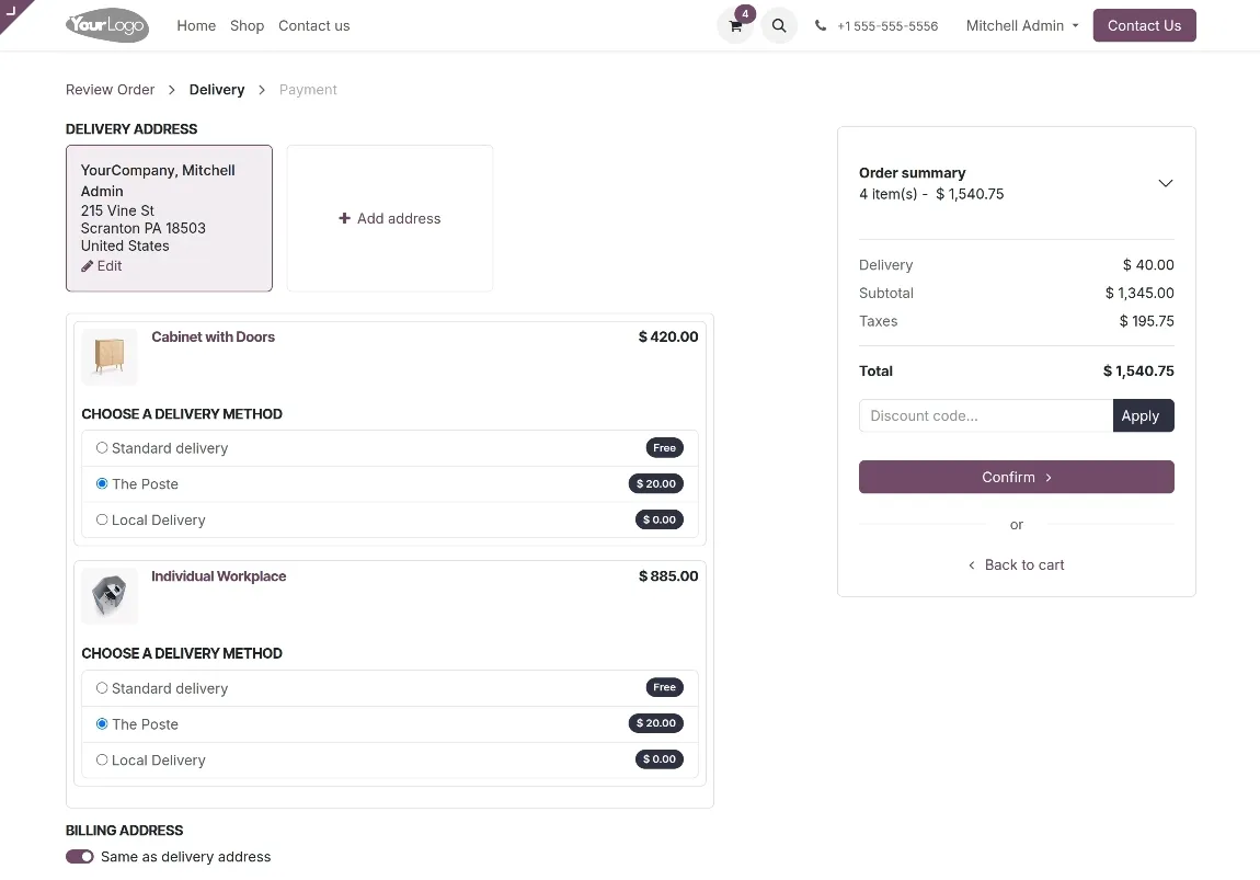 before grouping items