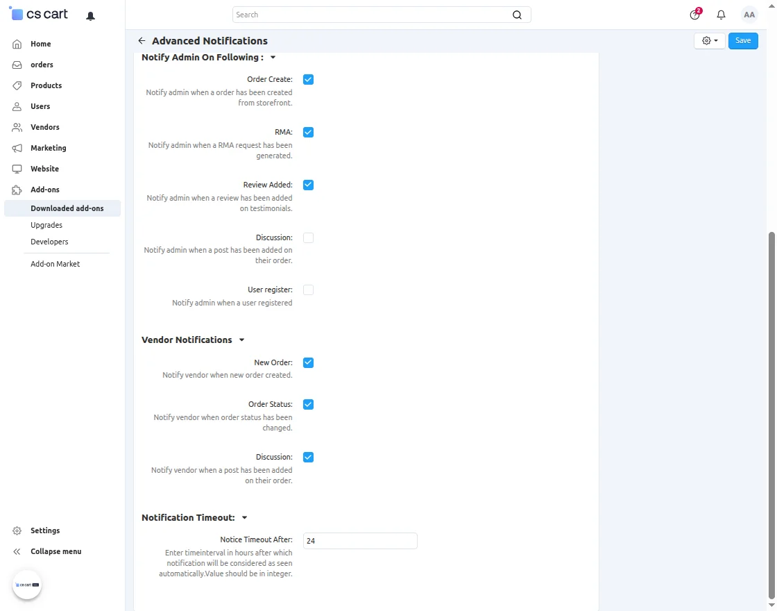 vendor-notification