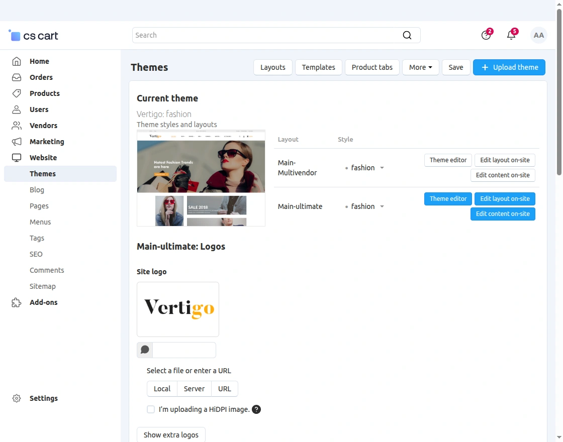 fashion theme activation