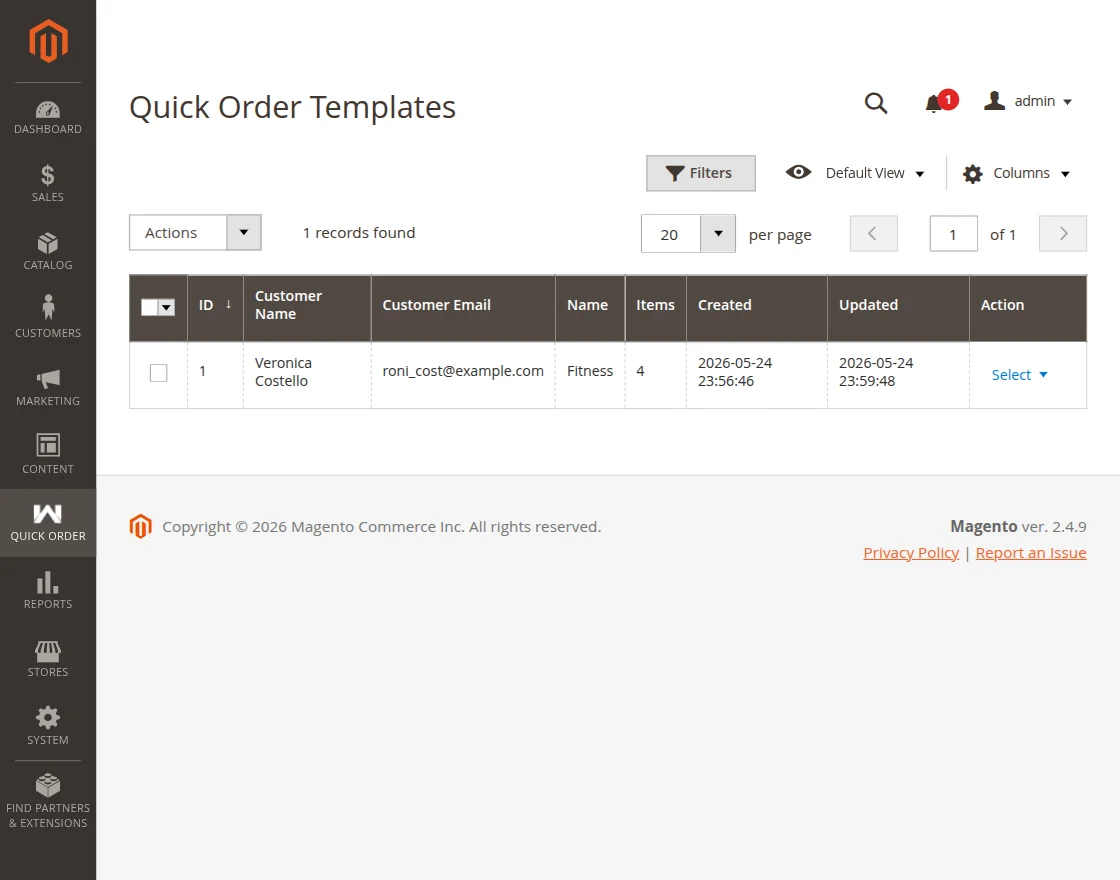 Manage Templates