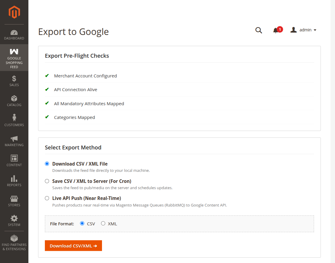 Download CSV File