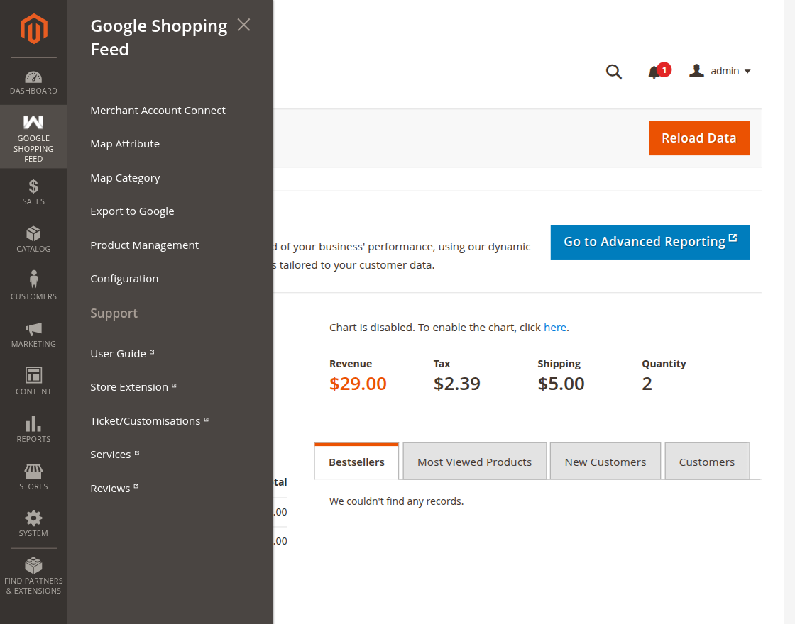 Merchant account connect