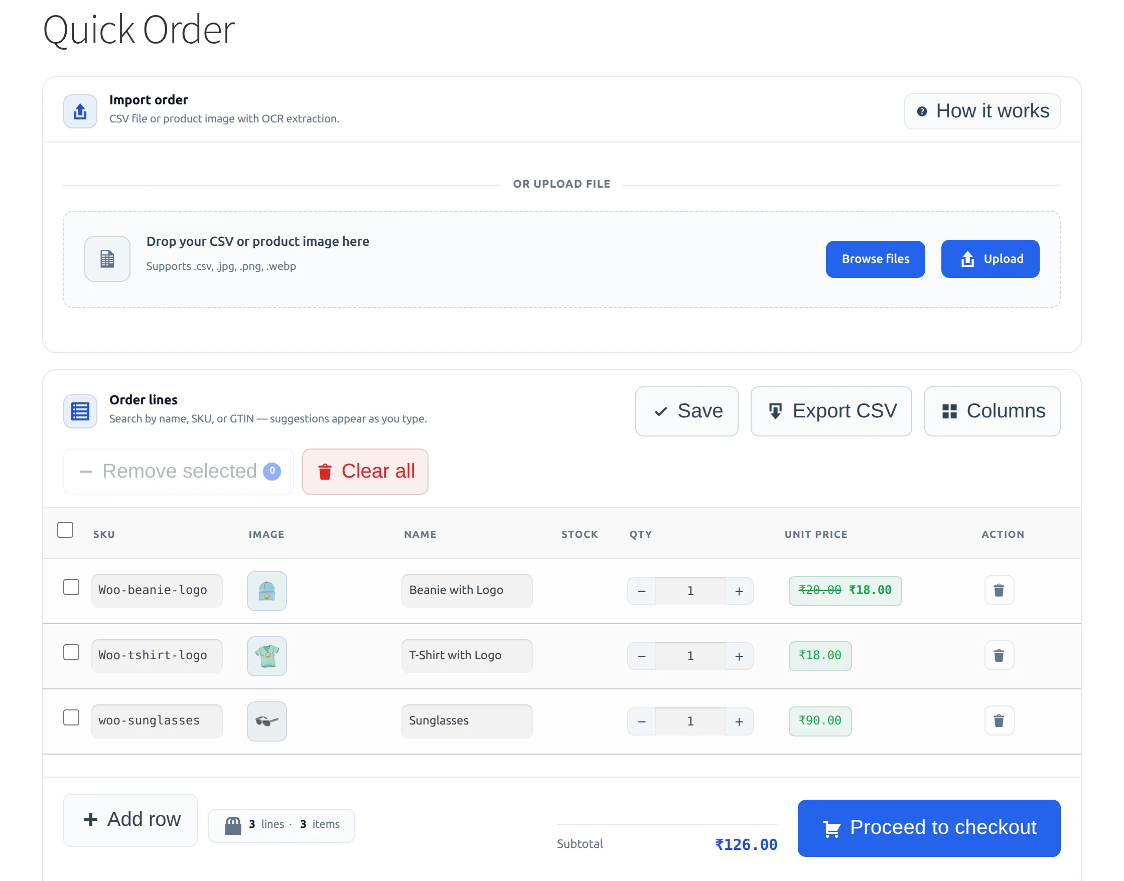 quick-order