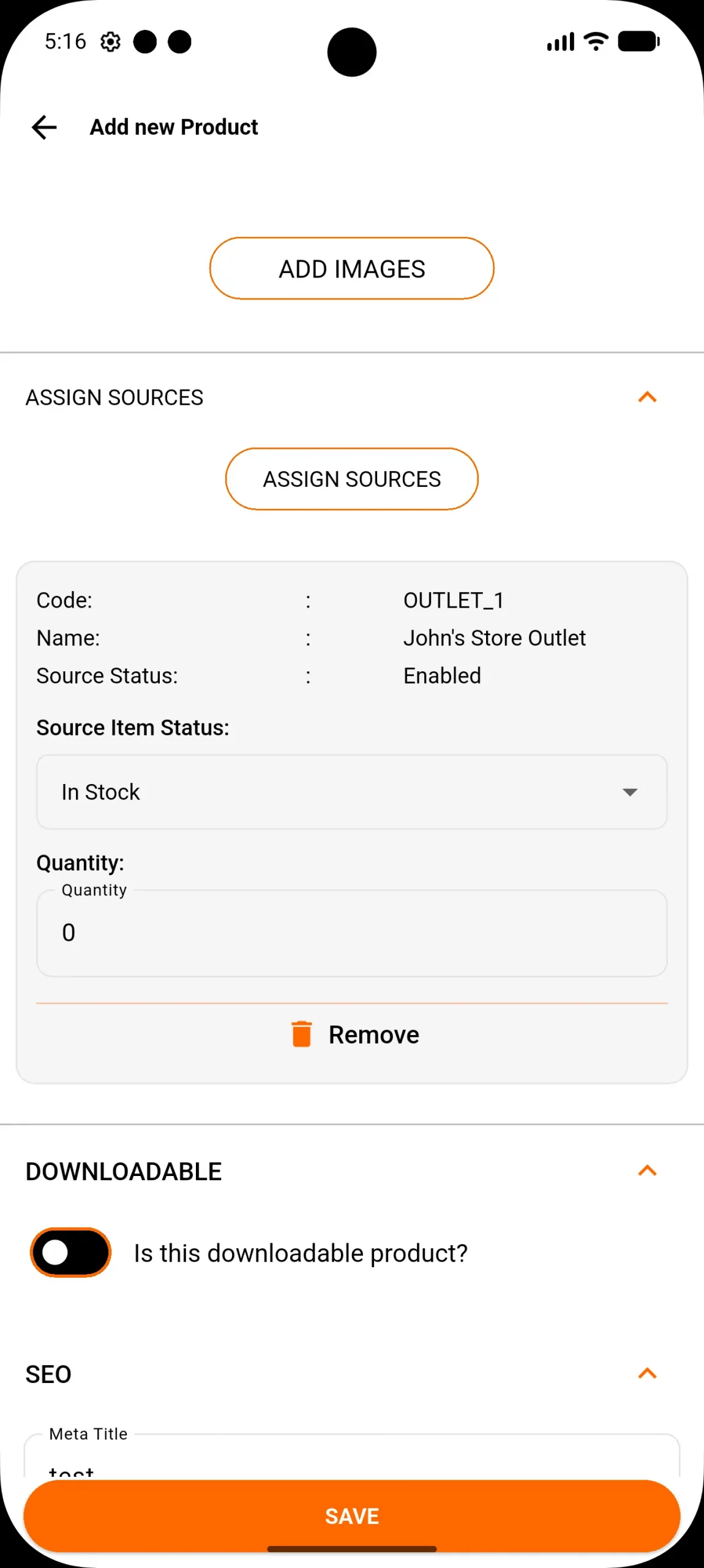 assign source