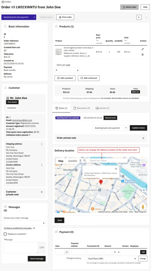 Change-delivery-location-from-orders