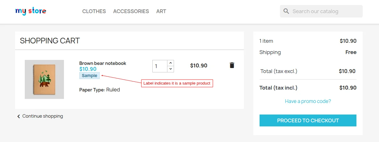sample-product-in-cart