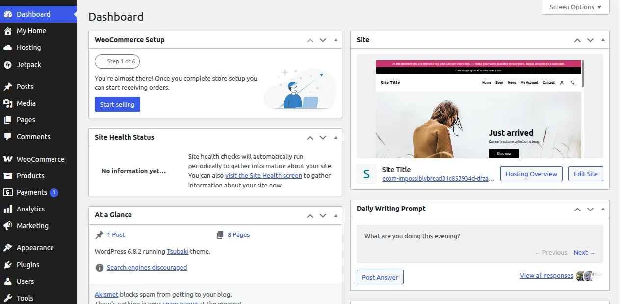 woocommerce-dashboard