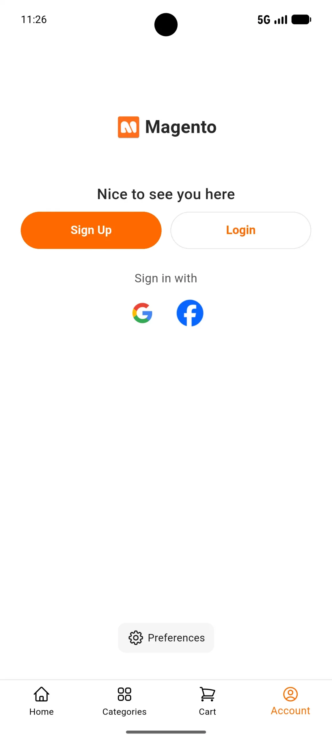 facebook Grocery Mobile App